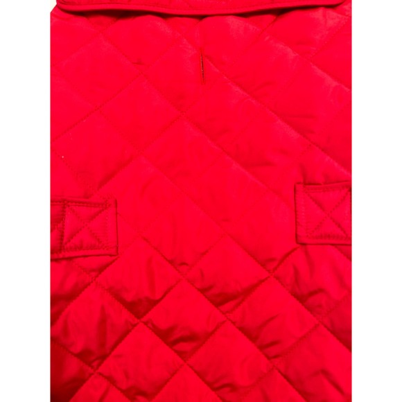 St. Johns Bark Red Dog Vest * Stylish Cold Weather Attire Clothes Pet SZ L - Picture 1 of 5